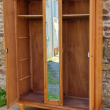 Wardrobe, mirror, vintage, 50s