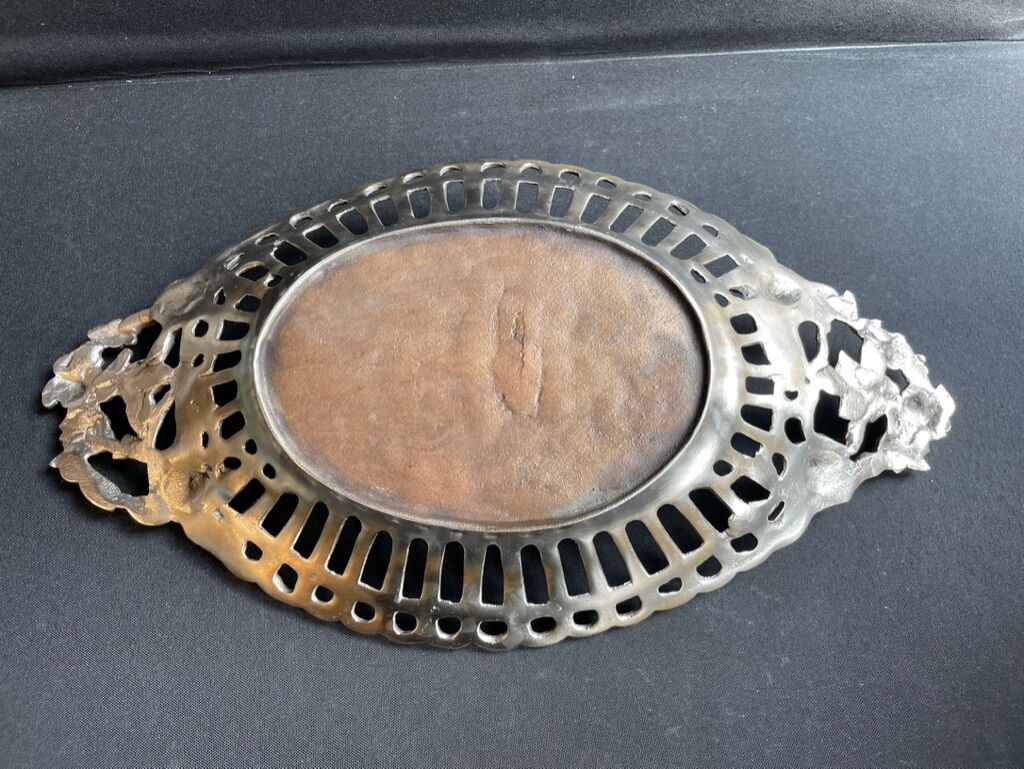 Silver bronze basket