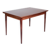 Mid-century modern Scandinavian dining table with extensions in teak, 1960s.
