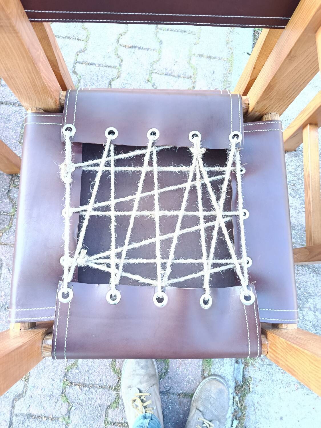 4 brutalist chairs by Pierre Chapo