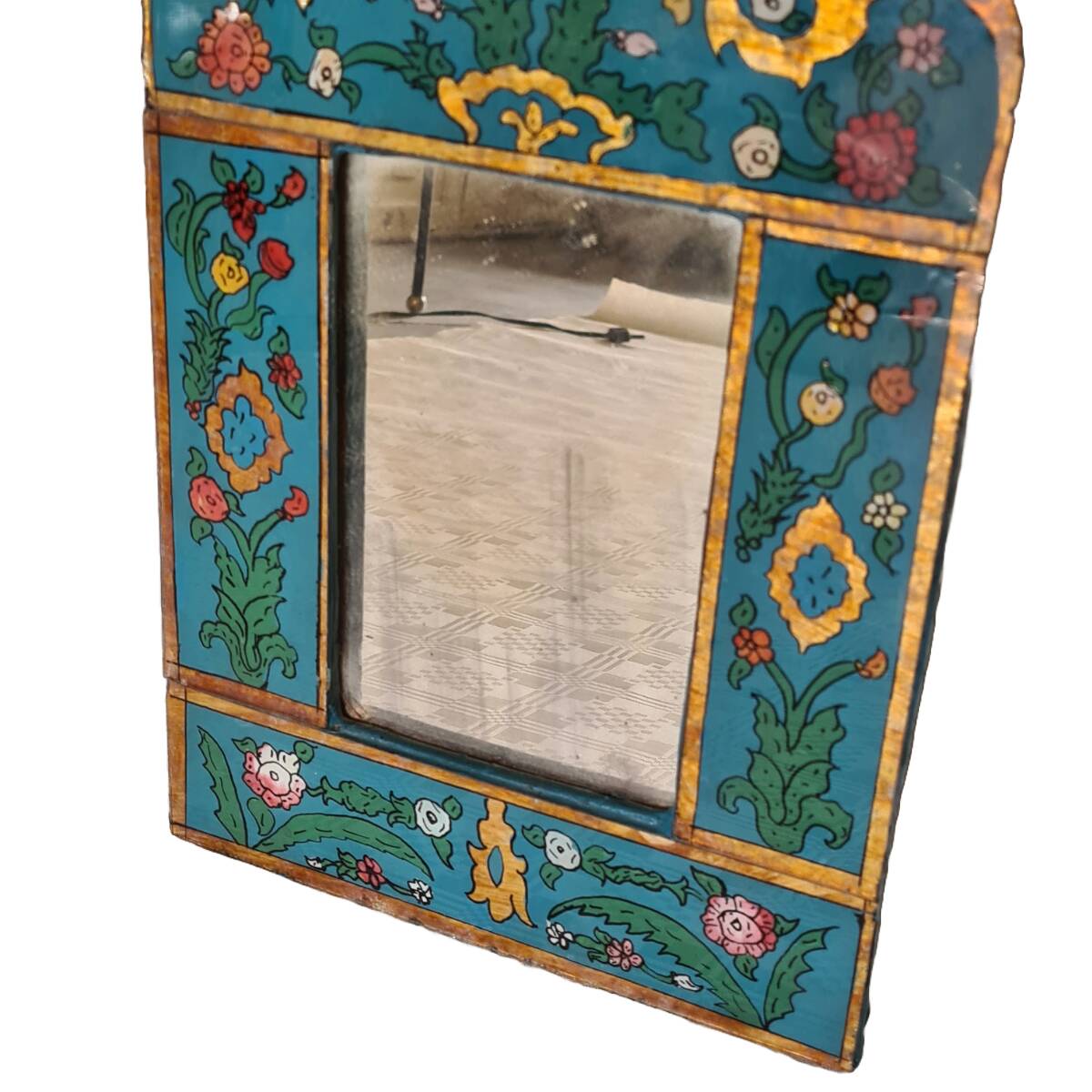 Vintage hand painted Moroccan Mirror, from the 1960s/70s