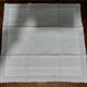 Old white linen pillowcase embroidered monogram ED 65 x 65 cm
