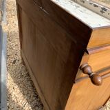 Louis-Philippe walnut vanity unit