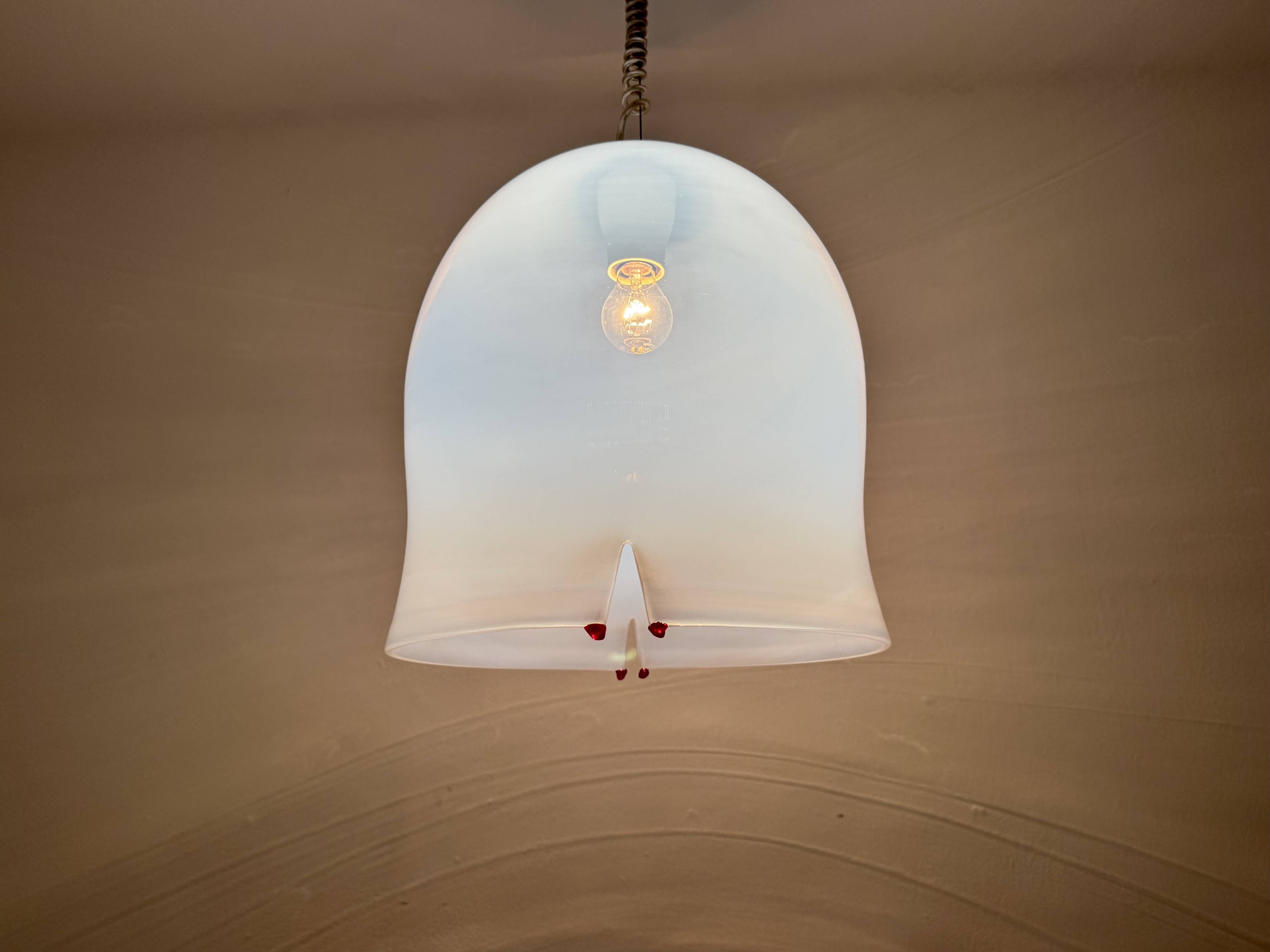 Murano Glass Pendant Lamp by Roberto Pamio and Renato Toso for Leucos