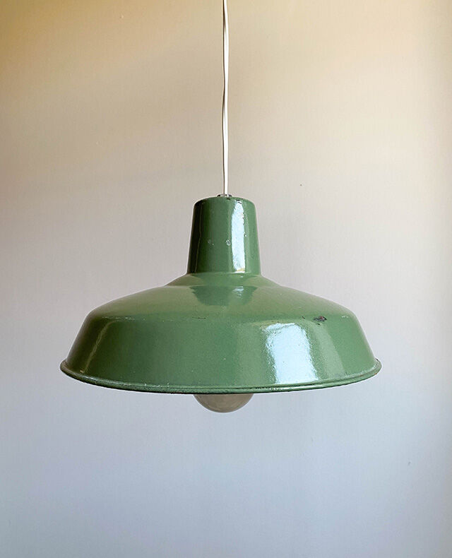 Industrial hanging khaki metal