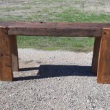 Old wood workbench