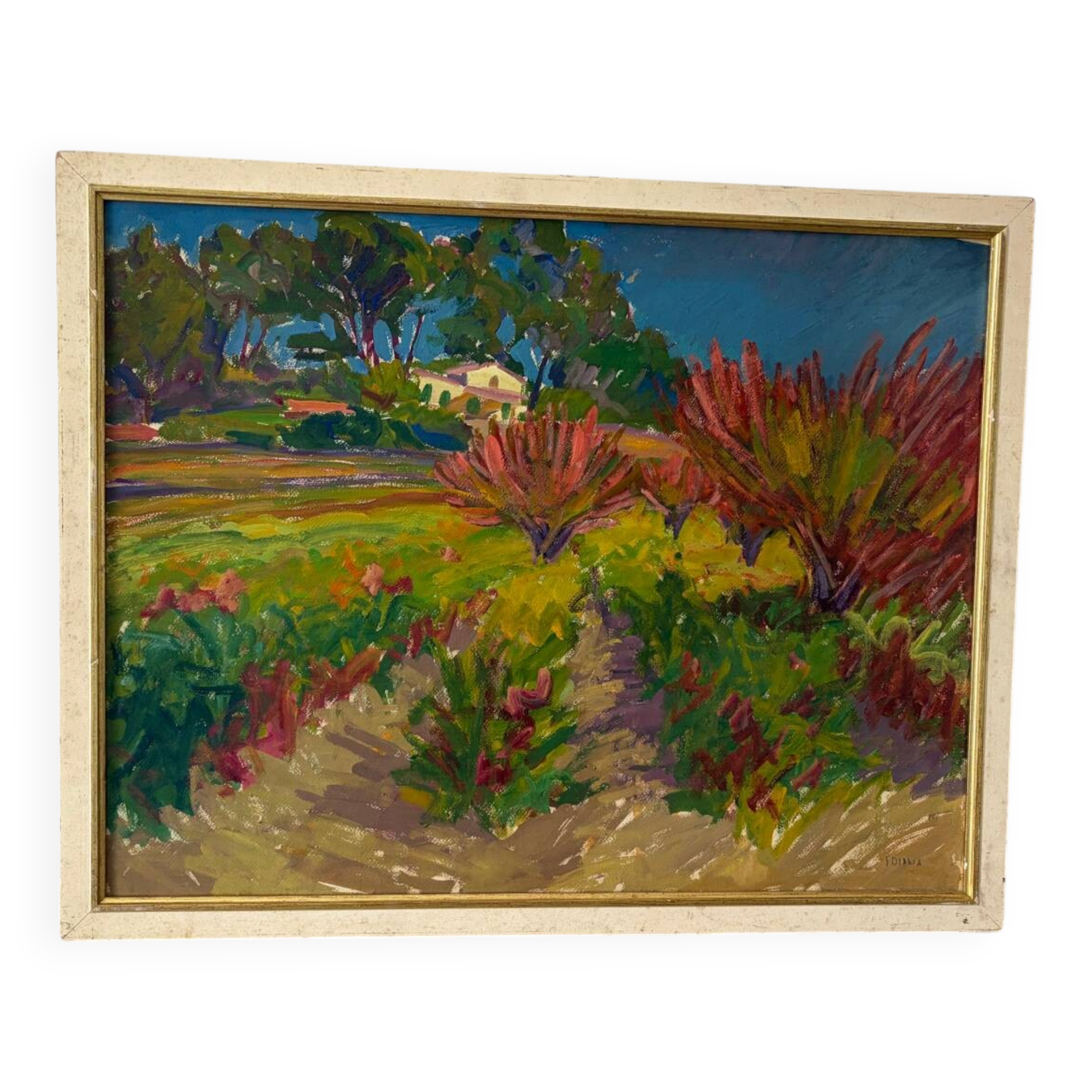 Southern landscape signed by Diana