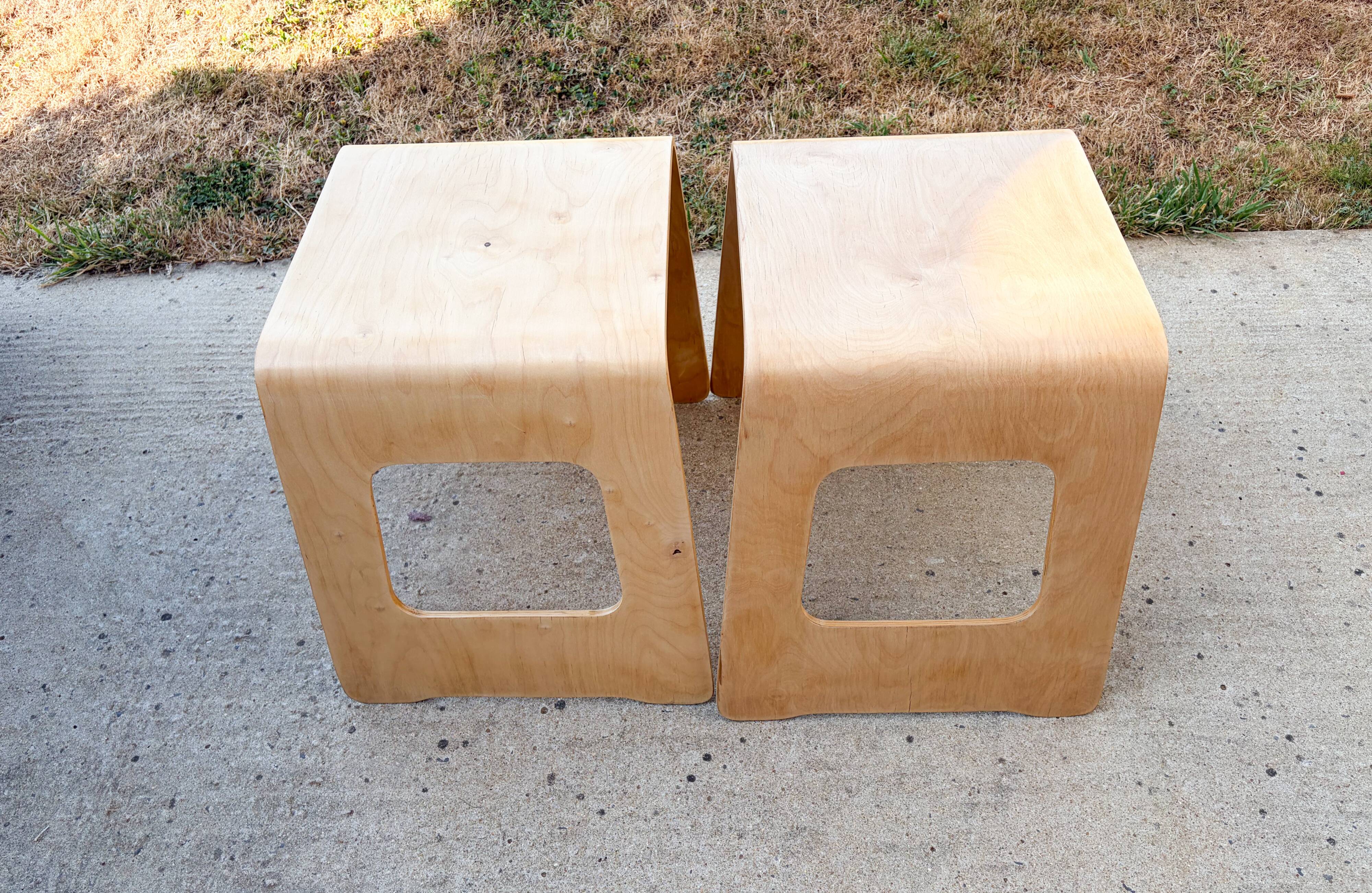 2 stools by Lisa Norinder for IKEA, 1990s