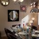 Italian design mirror XL vintage 80s