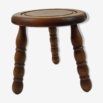 Wooden tripod stool 21 cm