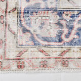 Navy blue vintage rug 317x220cm