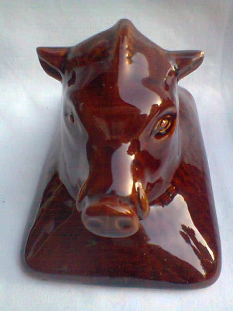 Vintage earthenware terrine