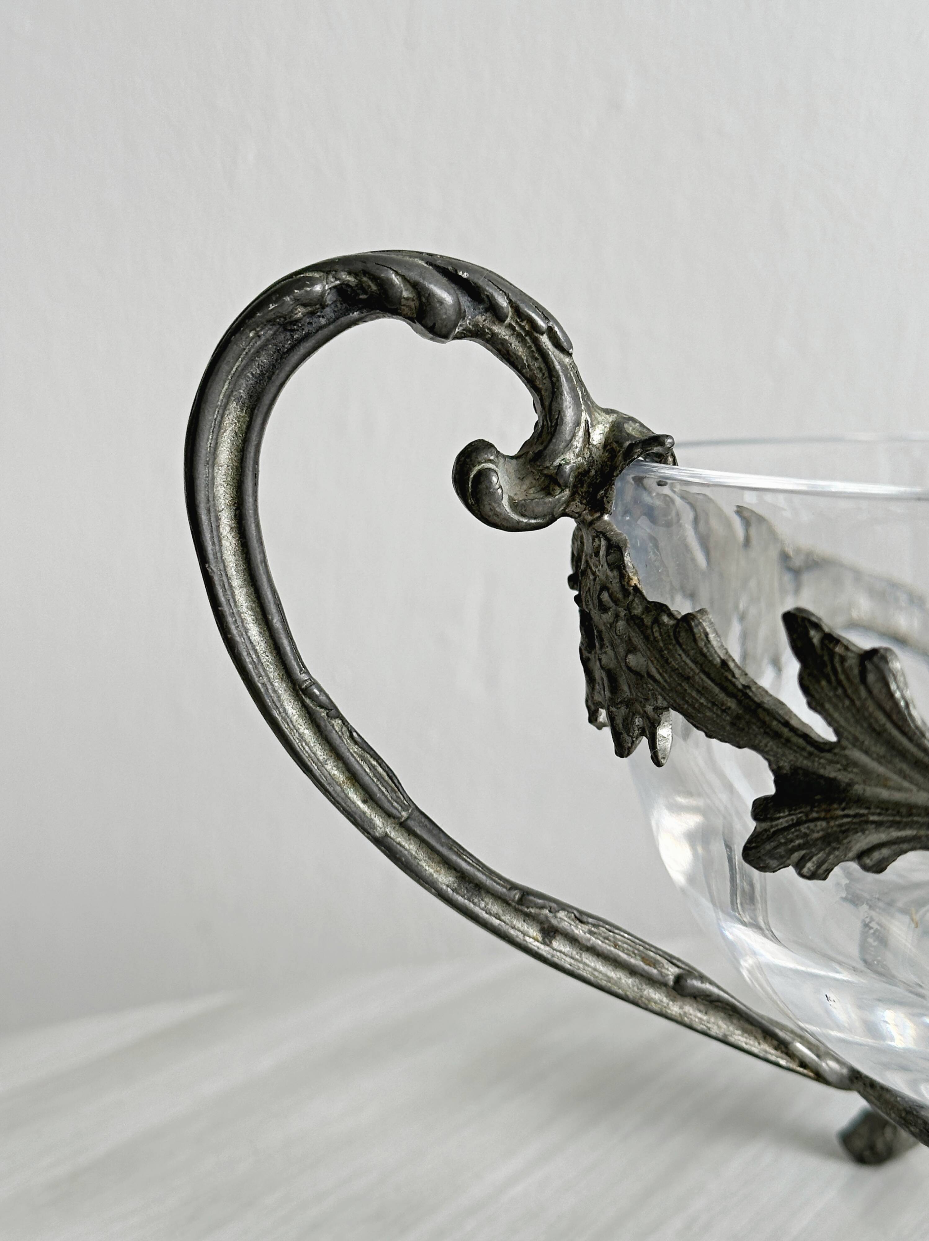 Art Nouveau glass bowl