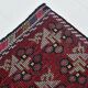 7x10 Kilim Wine Red Turkish Kilim Rug, 218x311Cm