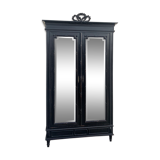 Black notary cabinet