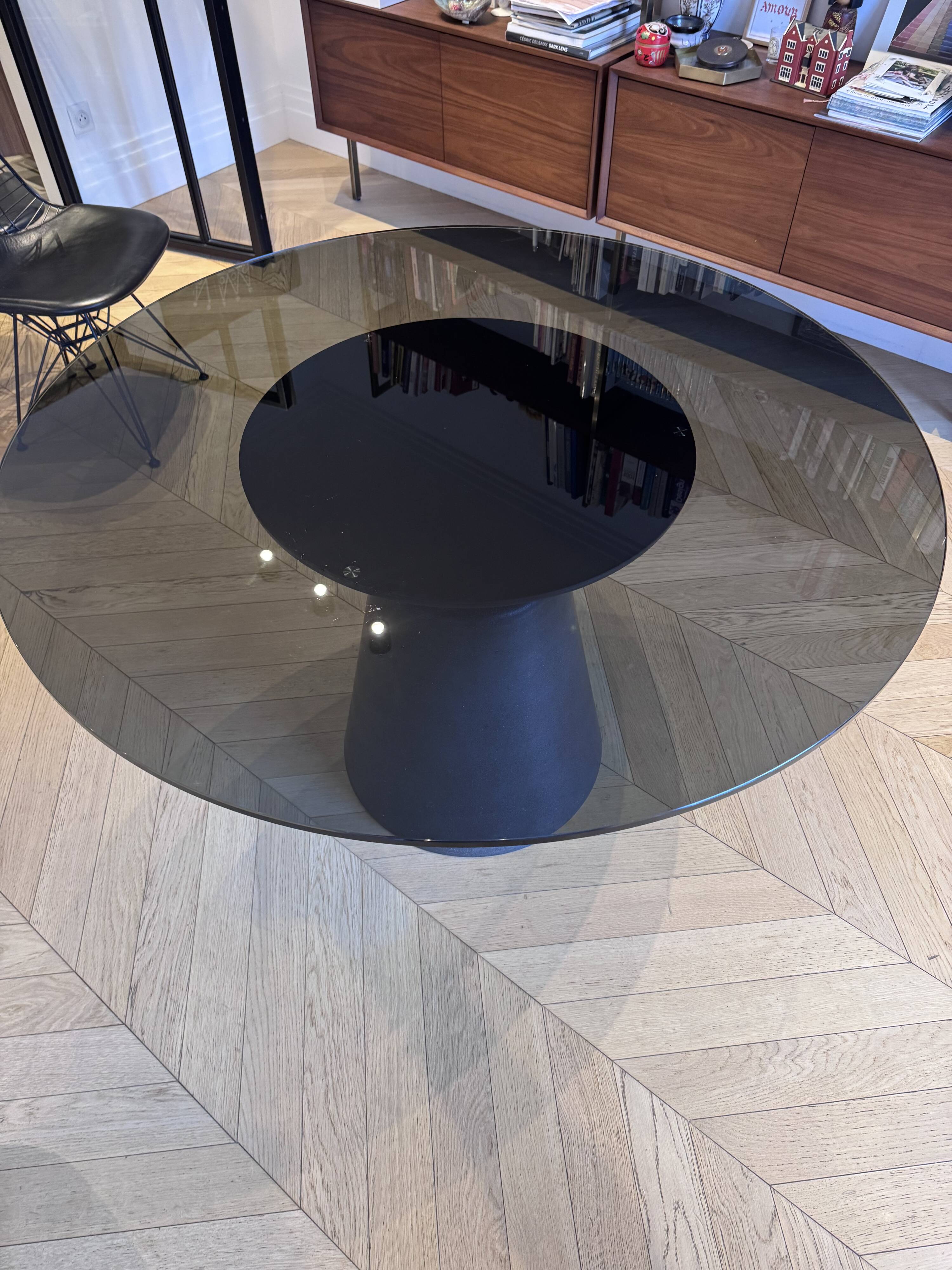 Rock table mdr italia jean marie massaud 120cm