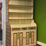 Hand-painted folk wardrobe