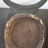 African Art Mask carved wooden palette Ivory Coast Baoule height 87 cm