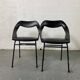 Paire de fauteuils Louis Paolozzi noir