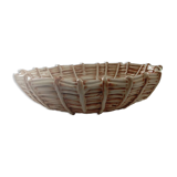 Coupe à fruits en céramique tressée