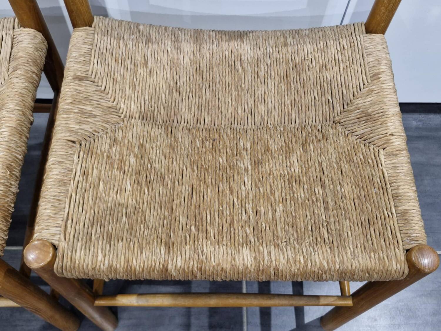 Pair of Dordogne chairs by Robert Sentou, 1950s