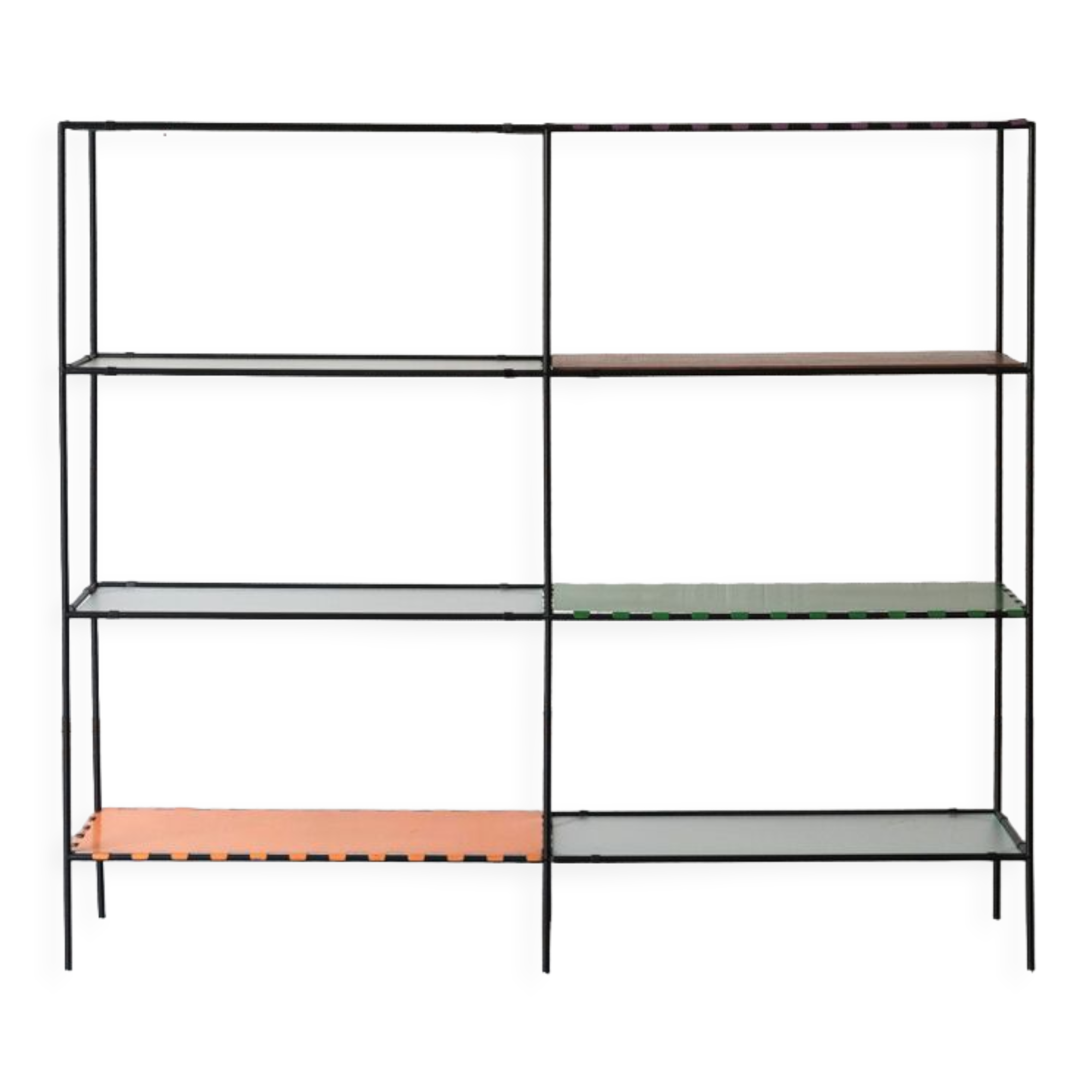 2-piece abstracta shelving unit by Poul Cadovius, Danish design, 1960’s