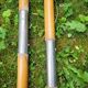 Pair of wooden oars
