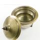 Eclectic caviar server, silver-plated brass, Henneberg Brothers, Poland, 19th century