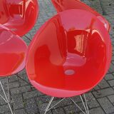 Eros chair with wire base by Philippe Starck, Kartell