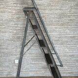 Manufrance 1930 industrial metal stepladder