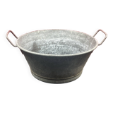 Old small zinc basin