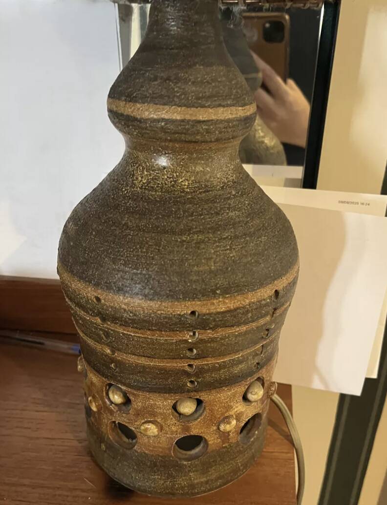 Georges Pelletier Ceramic Lamp