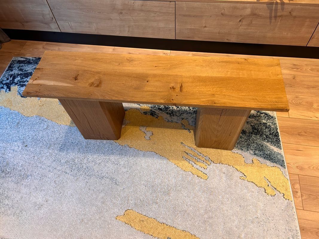 Magnificent solid wood bench