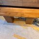 Magnificent solid wood bench