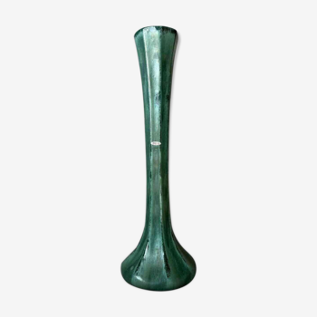 Vase vert de la marque allemande Otto Keramik