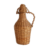 Bottle dressed in wicker