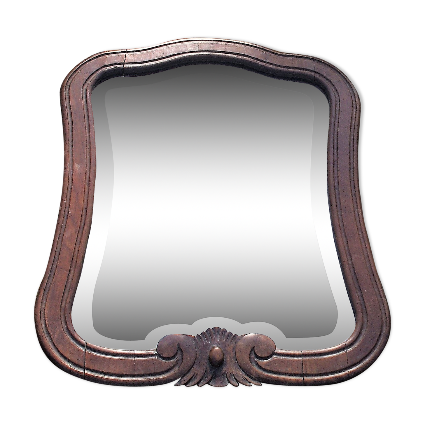 Beveled mirror frame wood 54x70cm
