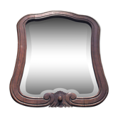 Beveled mirror frame wood 54x70cm