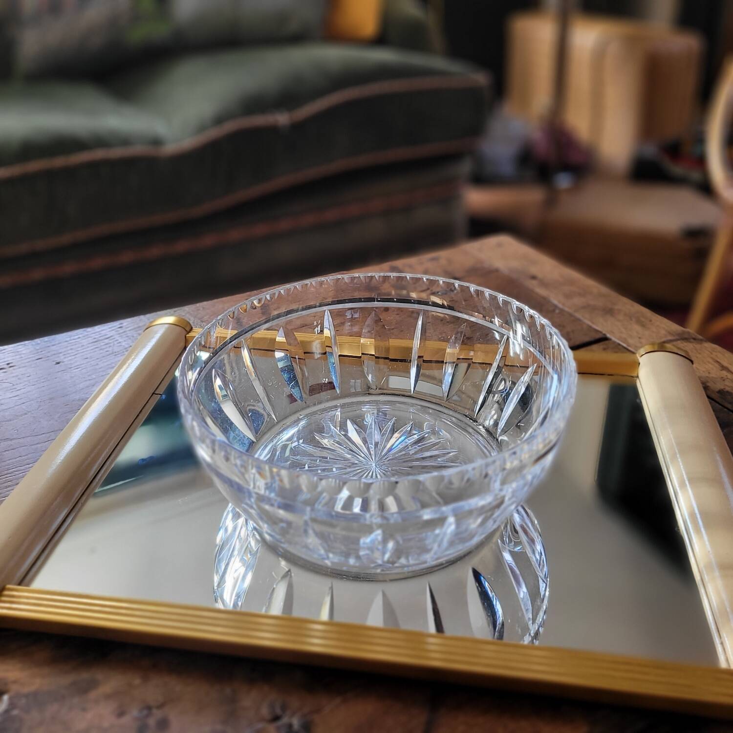 Cut crystal bowl – 1970s