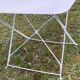 Vintage 1950s wrought iron folding garden table