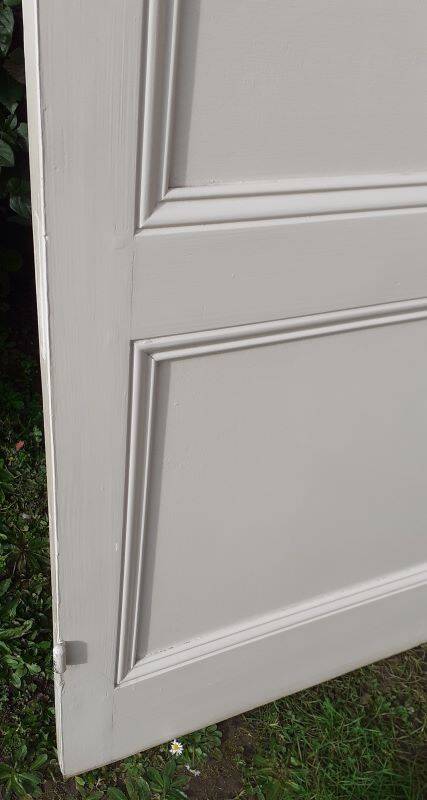 Communication door 1 translucent glass H233.5xL84.5cm old 20th century