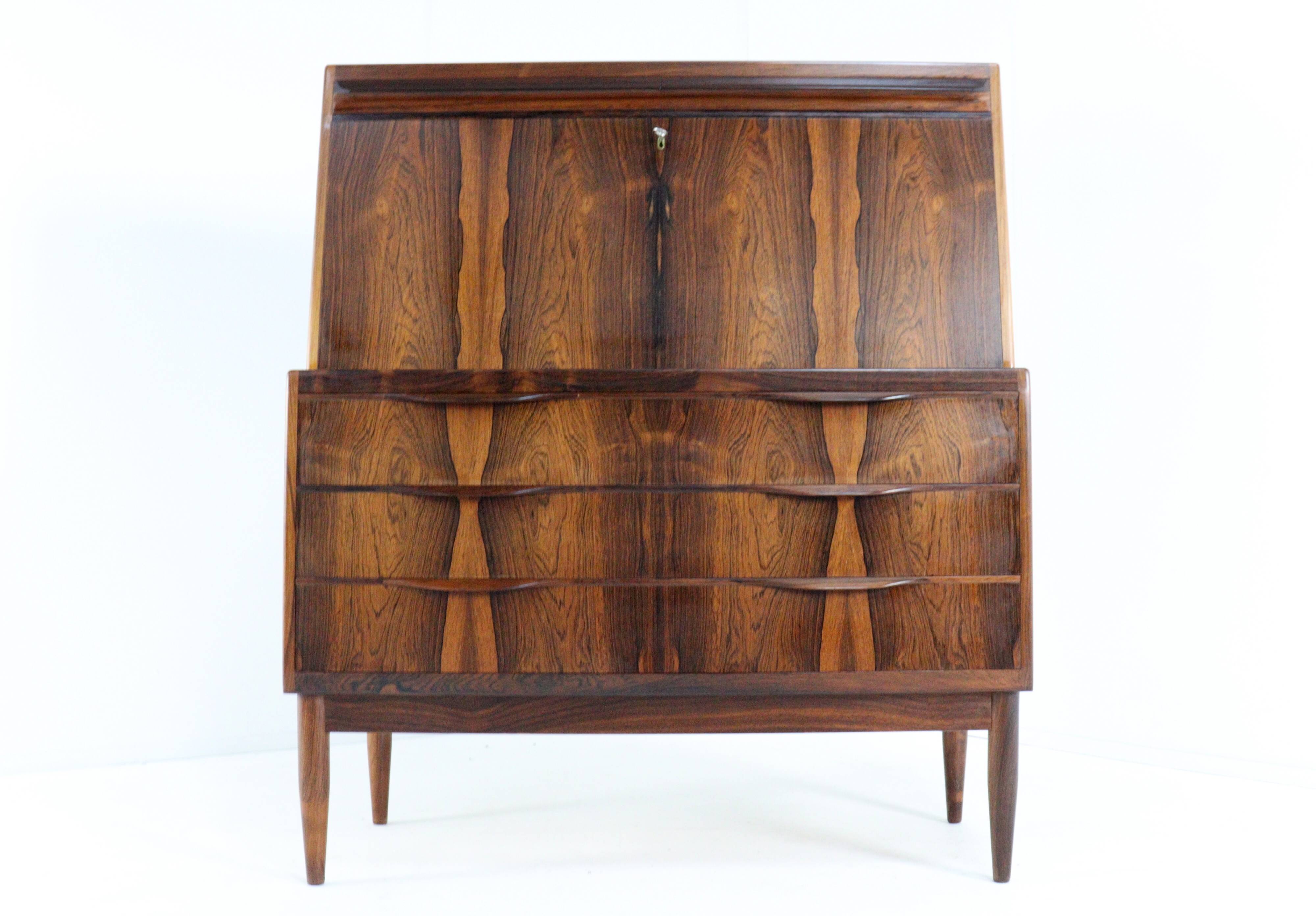Secretary Erling Torvits for Klim furniture factory in rosewood.