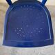 Antique bistro chair painted in midnight blue