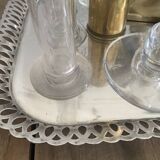 Silver metal tray, 1950s