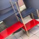 60's black and red String shelf
