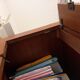 Antique sewing machine cabinet