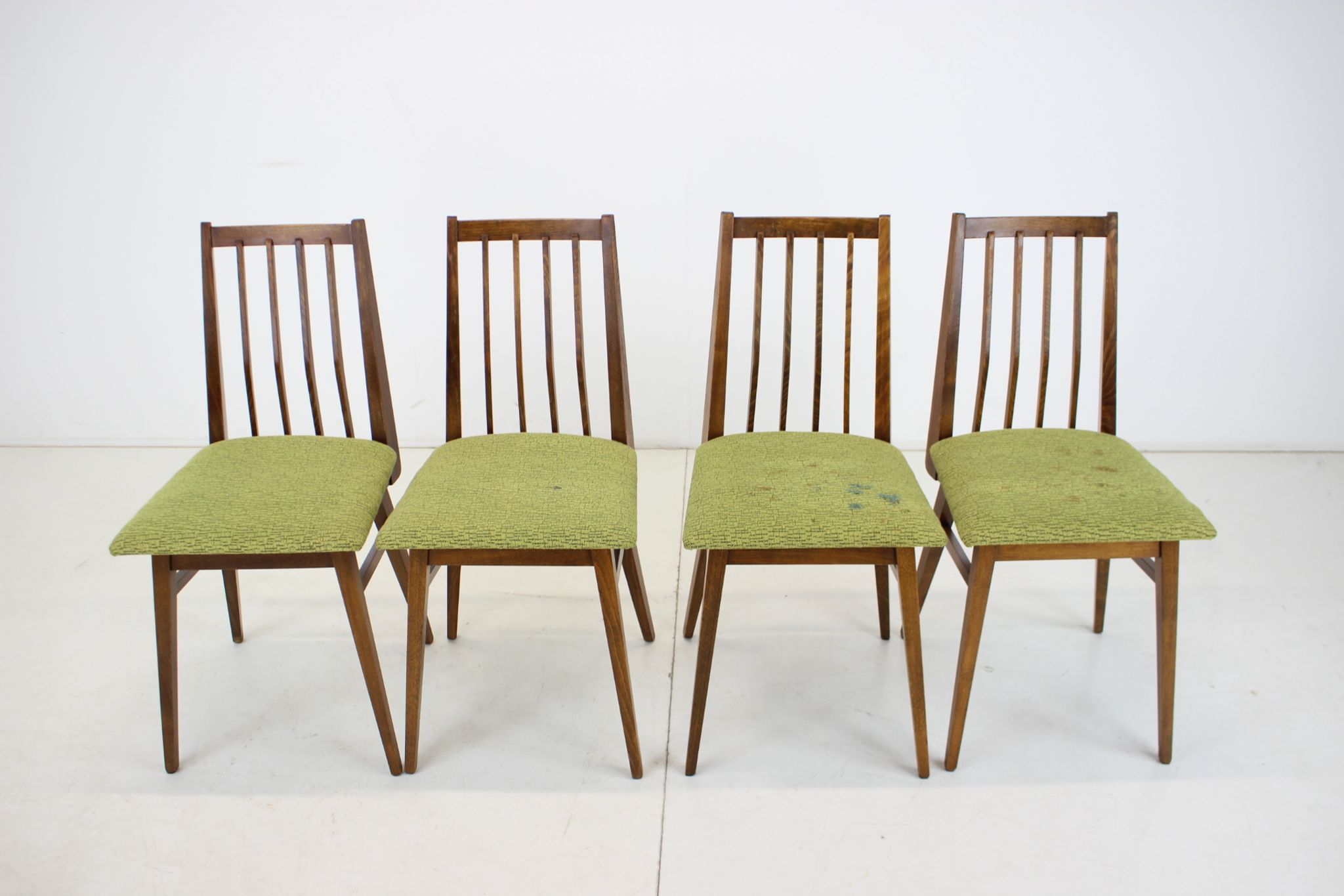 1960s Set of Four Dining Chairs, Czechoslovakia