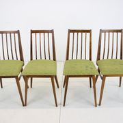 1960s Set of Four Dining Chairs, Czechoslovakia