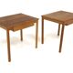 Set de 2 de tables de chevet en chêne, Suède, 1960