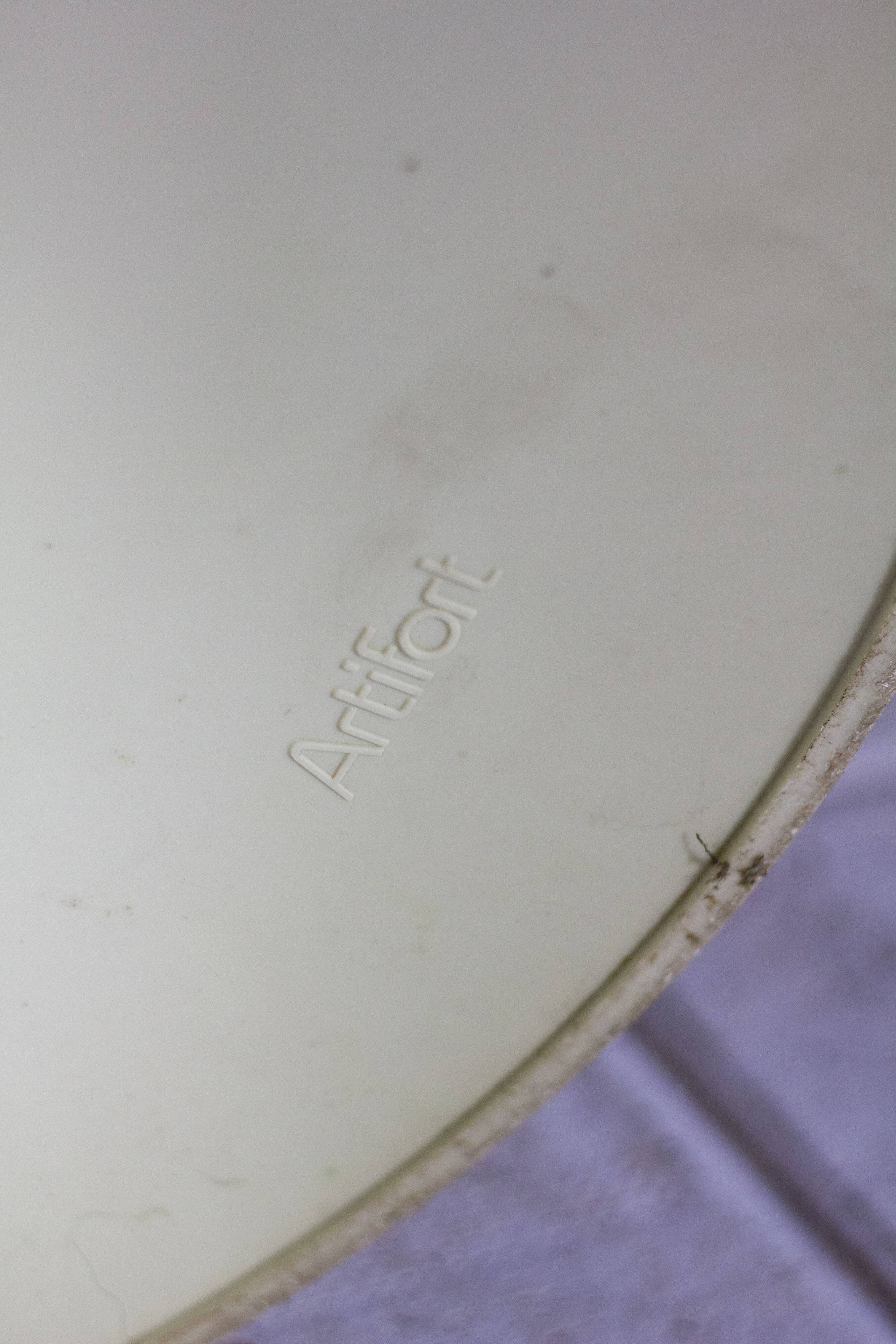 F588 armchair in leather by Geoffrey Harcourt for Artifort, 1960